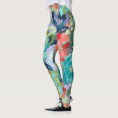 Lebendige Gartensymphonie Leggings (Links)