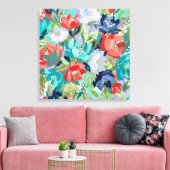 Lebendige Gartensymphonie Leinwanddruck (Insitu (Wohnzimmer))