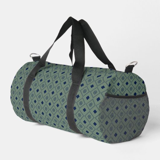 Lebendige Geometrie Duffle Bag (Rechte Ecke)
