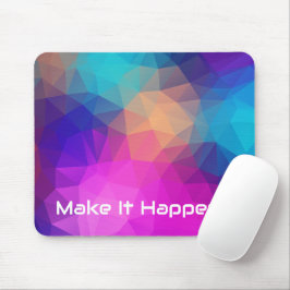 Lebendige geometrische abstrakte individuelle Zita Mousepad