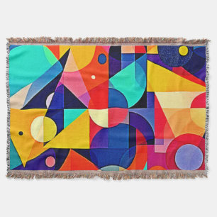 Lebendige geometrische abstrakte Kunst Decke
