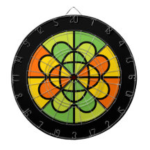 Lebendige geometrische Sonnenstrahl-Abstrakte Kuns