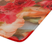 Lebendige Gladiolus-Blumen Schneidebrett (Ecke)