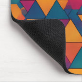 Lebendige Glide: farbenfrohe flache Maus-Pad" Mousepad (Ecke)