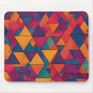 Lebendige Glide: farbenfrohe flache Maus-Pad" Mousepad
