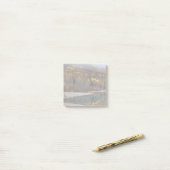 Lebendige Goldene Wälder nach dem Aussterben Post-it Klebezettel (Auf Schreibtisch)