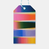 Lebendige Gradient-Hochzeit Geschenkanhänger (Rückseite)