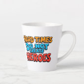 Lebendige Gradient-Typografische Create Heroes  Milchtasse (Rechts)