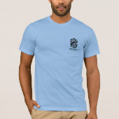 Lebendige Gradient-Typografische Create Heroes T-Shirt (Vorderseite)