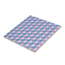 Lebendige Gradientkreise Geometrisch Modern Blau Fliese