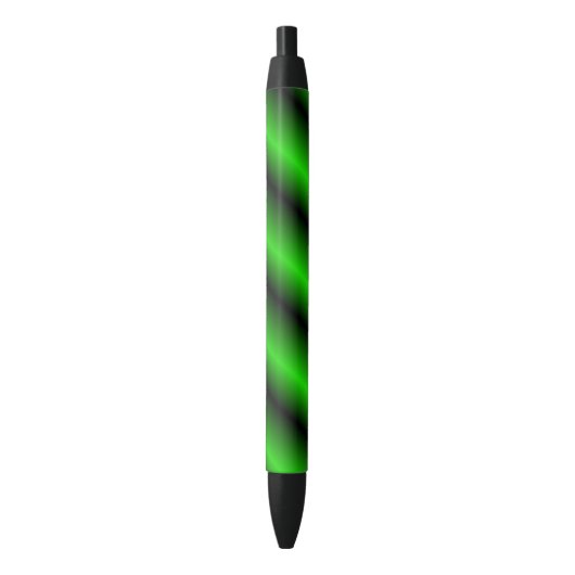 Lebendige grüne Linien Kugelschreiber (Vorderseite Vertikal)