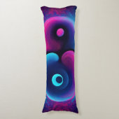 Lebendige Harmonie: Moderne Interpretation von Yin Seitenschläferkissen (Vorderseite Vertikal)