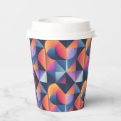 Lebendige Harmonie Pappbecher (Rückseite)