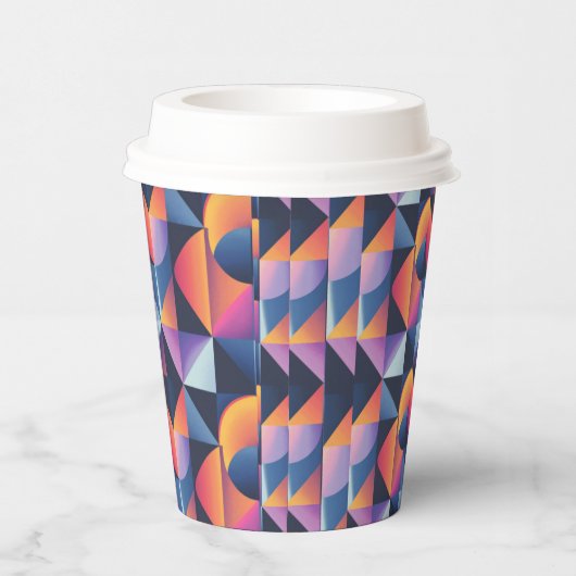 Lebendige Harmonie Pappbecher (Rechts)