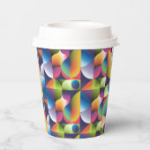 Lebendige Harmonie Pappbecher (Rückseite)