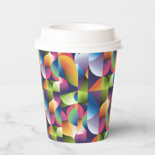 Lebendige Harmonie Pappbecher (Rechts)