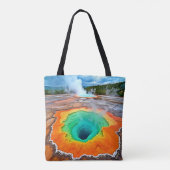 Lebendige heiße Quelle: Erdkunst Wunder Tasche (Rückseite)