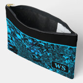 Lebendige hellblaue Kosmetiktasche Zubehörtasche (Offen)