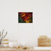 Lebendige Herbstblätter Poster (Küche)