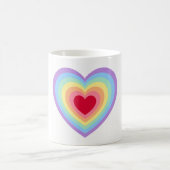 Lebendige herzförmige Design-Tasse Kaffeetasse (Mittel)