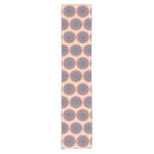 Lebendige Hexcolor Mandala Kurzer Tischläufer (Vorderseite)
