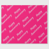 Lebendige Himbeere Geschenkpapier (Flach)