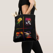 Lebendige Hip Hop Elemente AOP Tote MC DJ Breakdan Tasche (Von Nahem)
