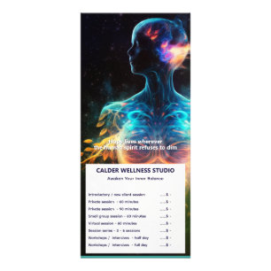 Lebendige Hoffnung   Spirituelle Energie Werbekarte