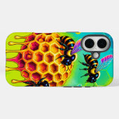 Lebendige Honigbiene-Handyhülle Case-Mate iPhone Hülle (Rückseite (Horizontal))