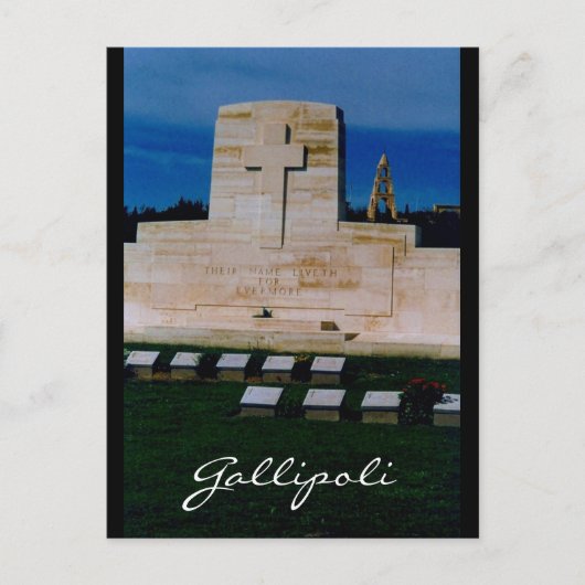 Lebendige immer mehr Gallipoli Postkarte (Vorderseite)