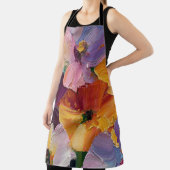 Lebendige Impasto-Blumenmalerei-Schürze Schürze (InSitu)