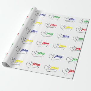 Lebendige Jesus-Liebe Christliche Geschenkpapier