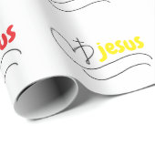 Lebendige Jesus-Liebe Christliche Geschenkpapier (Rolleneckpunkt)