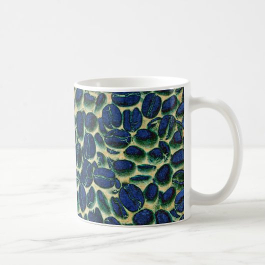 lebendige Kaffeebohnen Kaffeetasse (Rechts)
