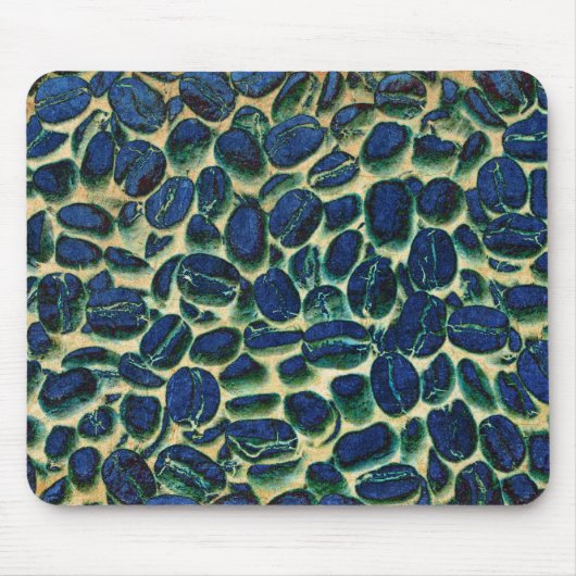 lebendige Kaffeebohnen Mousepad (Vorne)