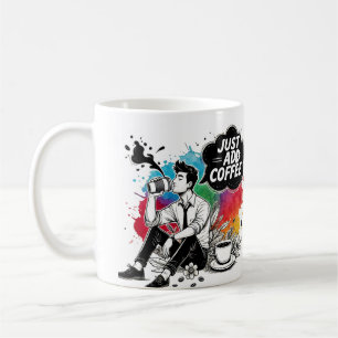 Lebendige Kaffeemomente Einfach Kaffee hinzufügen  Kaffeetasse