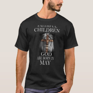 Lebendige Kinder Gottes Jesus Religious May Geburt T-Shirt