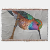 Lebendige Kolibri-Malerei Allen Decke (Vorderseite)