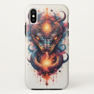 Lebendige kosmische Schlange mit expansivem Raum Case-Mate iPhone Hülle