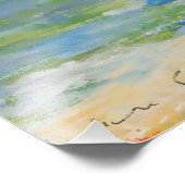 Lebendige Küstenlandschaft Fotodruck (Ecke)