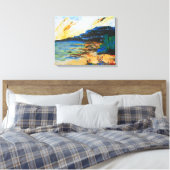 Lebendige Küstenlandschaft Leinwanddruck (Insitu (Schlafzimmer))