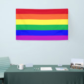 Lebendige, lebendige, farbenfrohe, schwule Pride-R Banner (Messeveranstaltung)