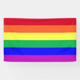 Lebendige, lebendige, farbenfrohe, schwule Pride-R Banner