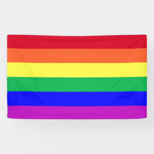 Lebendige, lebendige, farbenfrohe, schwule Pride-R Banner