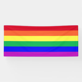 Lebendige leuchtende Farben LGBTQ Klassische Regen Banner