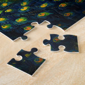 Lebendige Malerei eines Pfaus Puzzle (Seite)