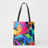 Lebendige Malparty-Design Tasche (Vorderseite)