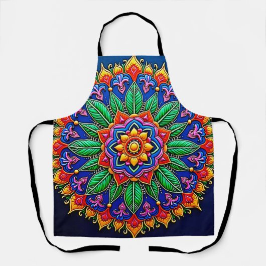 Lebendige Mandala-Kunst Schürze (Vorderseite)