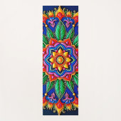 Lebendige Mandala-Kunst Yogamatte (Vorderseite)