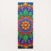 Lebendige Mandala-Kunst Yogamatte (Rückseite)